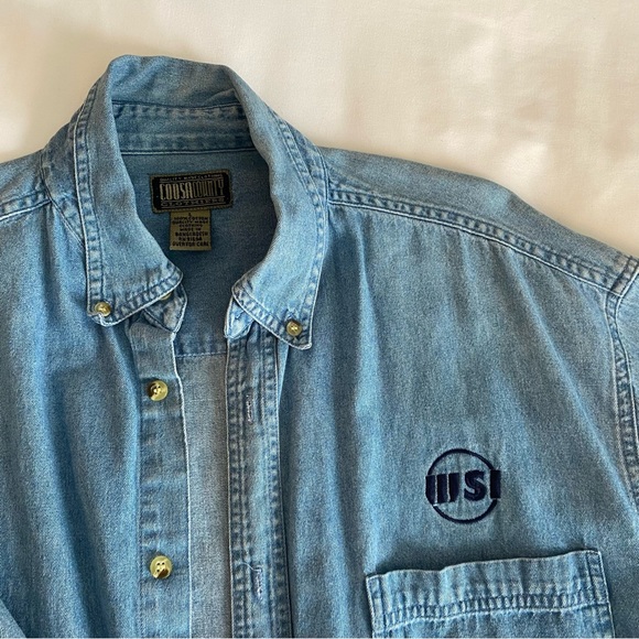 Vintage denim button up shirt - Picture 2 of 3